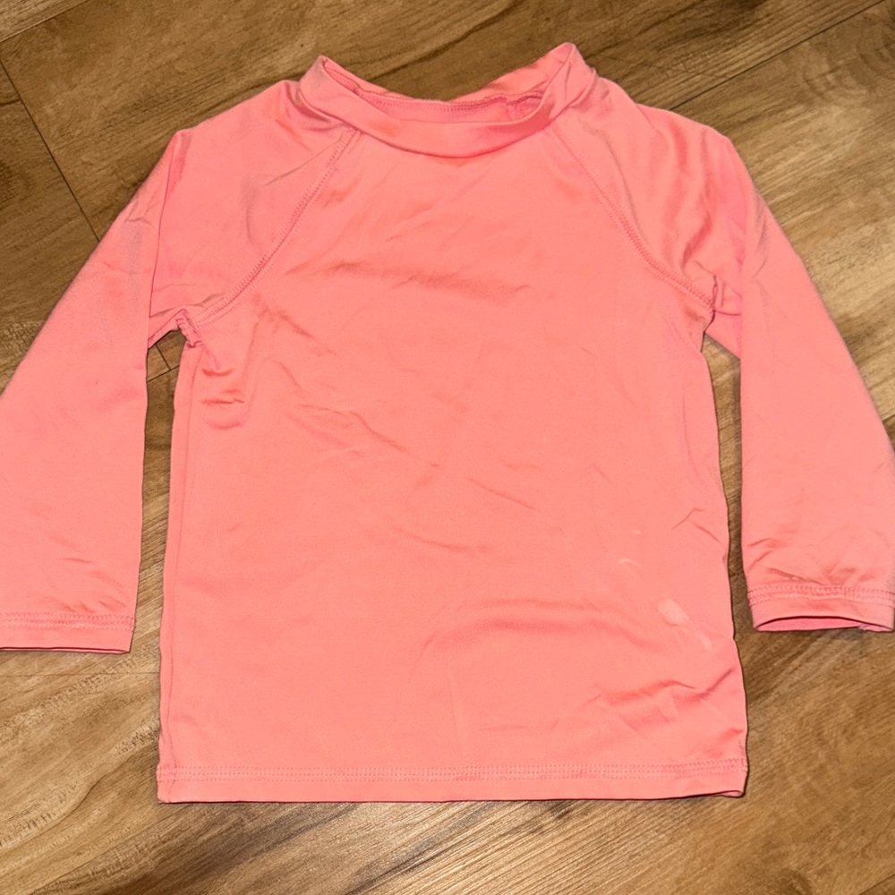 Cat & Jack Bright Pink Kids Rashguard